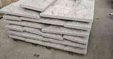 沧州芝麻白蘑菇石，自然面