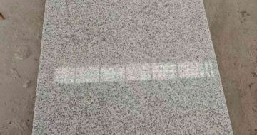 沧州芝麻白光面毛板