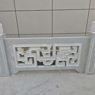沧州芝麻白河道栏杆 桥栏杆