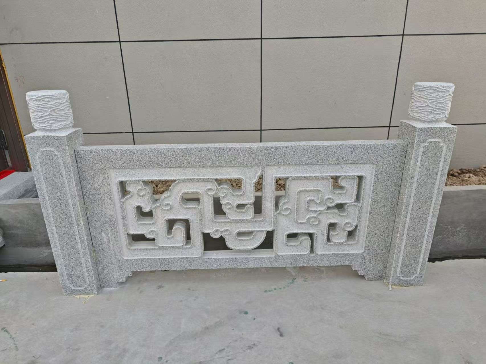 沧州芝麻白河道栏杆 桥栏杆