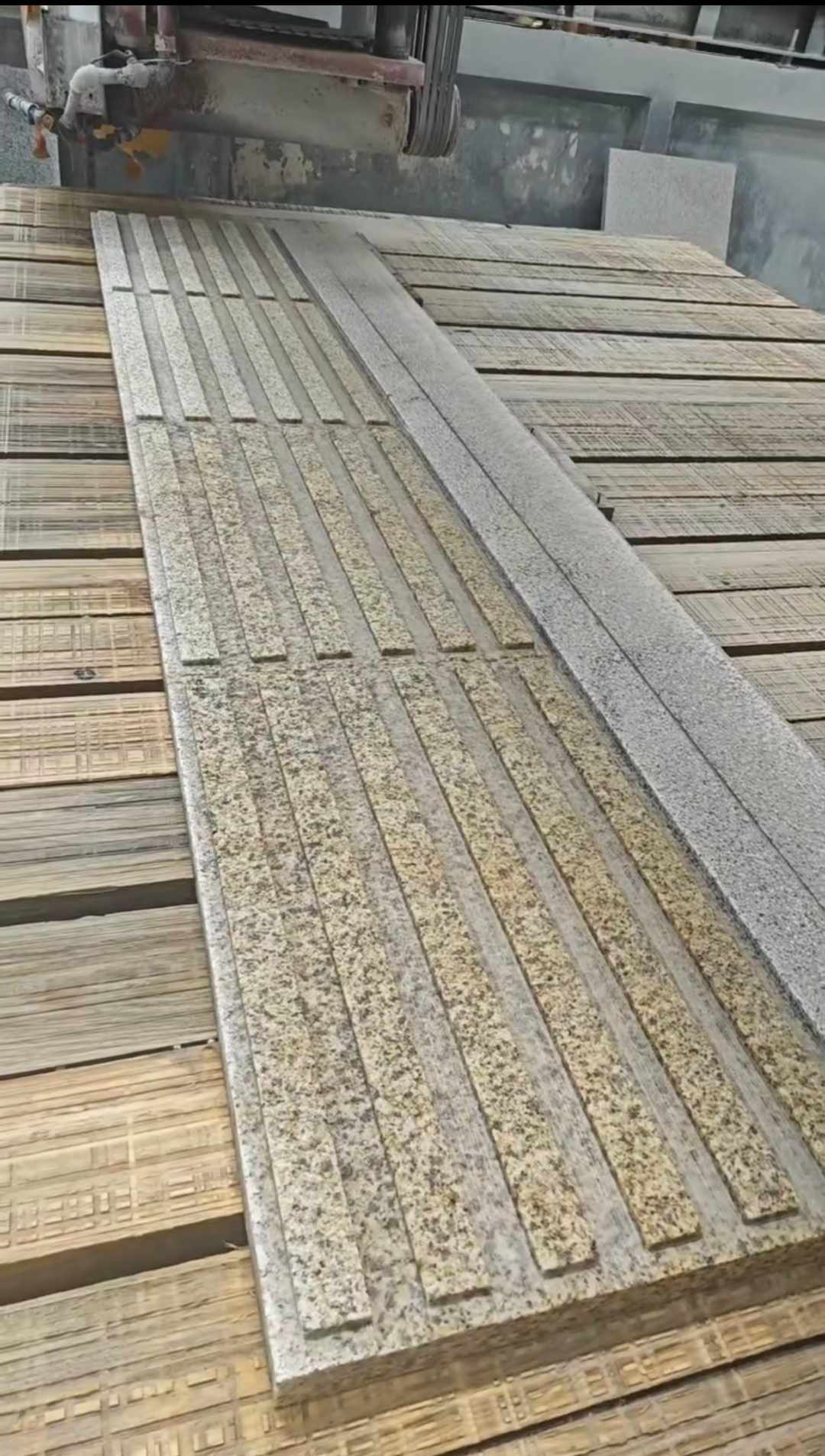 沧州黄金麻盲道石 盲条